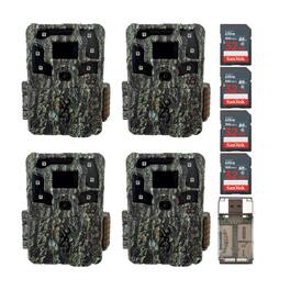 Browning - Strike Force Pro X 1080 Trail Camera with 32GB, and SD Card (4-Pack)