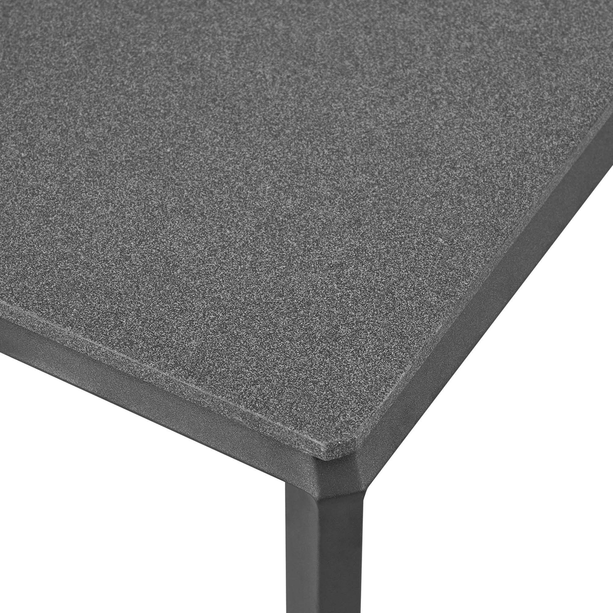 Alt View 2. Modway - Riverside Aluminum Outdoor Patio Coffee Table by Modway - Gray.