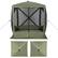 Alt View 18. Costway - 6.7 FT x 6.7 FT 4-Panel Pop up Camping Gazebo Quick-Set with 2 Sunshade Cloths Green - Green.
