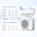Indoor Unit Dimensions
Capacity | 1 | 2 | 3
--- | --- | --- | ---
9000BTU | 31.93" | 7.48" | 12.05"
12000BTU | 31.93" | 7.48" | 12.05"
18000BTU | 35.83" | 7.68" | 12.01"
24000BTU | 39.57" | 8.66" | 12.64"
Outdoor Unit Dimensions
Capacity | 1 | 2 | 3
--- | --- | --- | ---
20000BTU | 33.54" | 13.74" | 23.7"
28000BTU | 35.94" | 14.76" | 26.34"
38000BTU | 42.64" | 19.45" | 33.78"