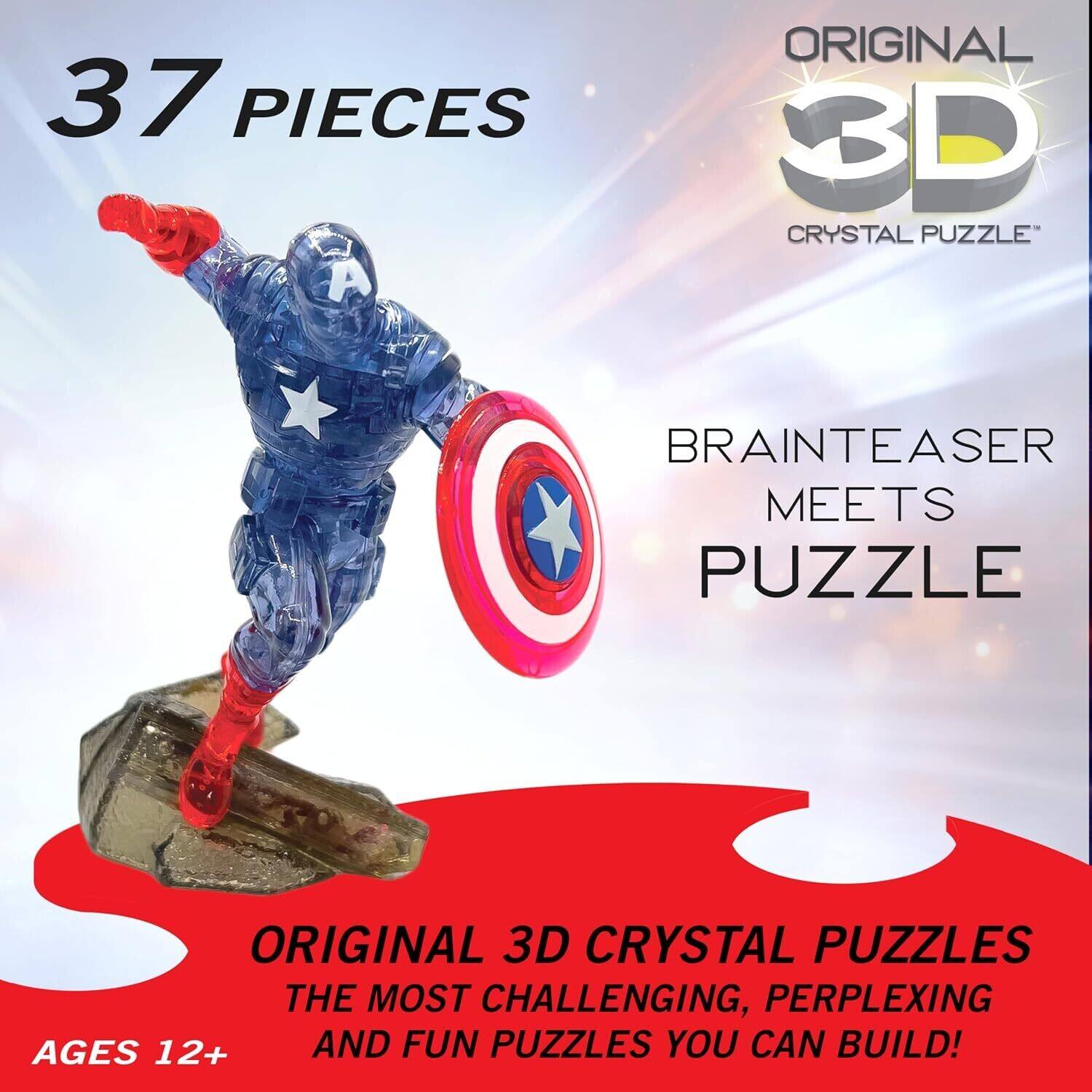 37 PIECES

ORIGINAL 3D CRYSTAL PUZZLE

BRAINEATER MEETS PUZZLE

ORIGINAL 3D CRYSTAL PUZZLES THE MOST CHALLENGING, PERPLEXING AND FUN PUZZLES YOU CAN BUILD!

AGES 12+