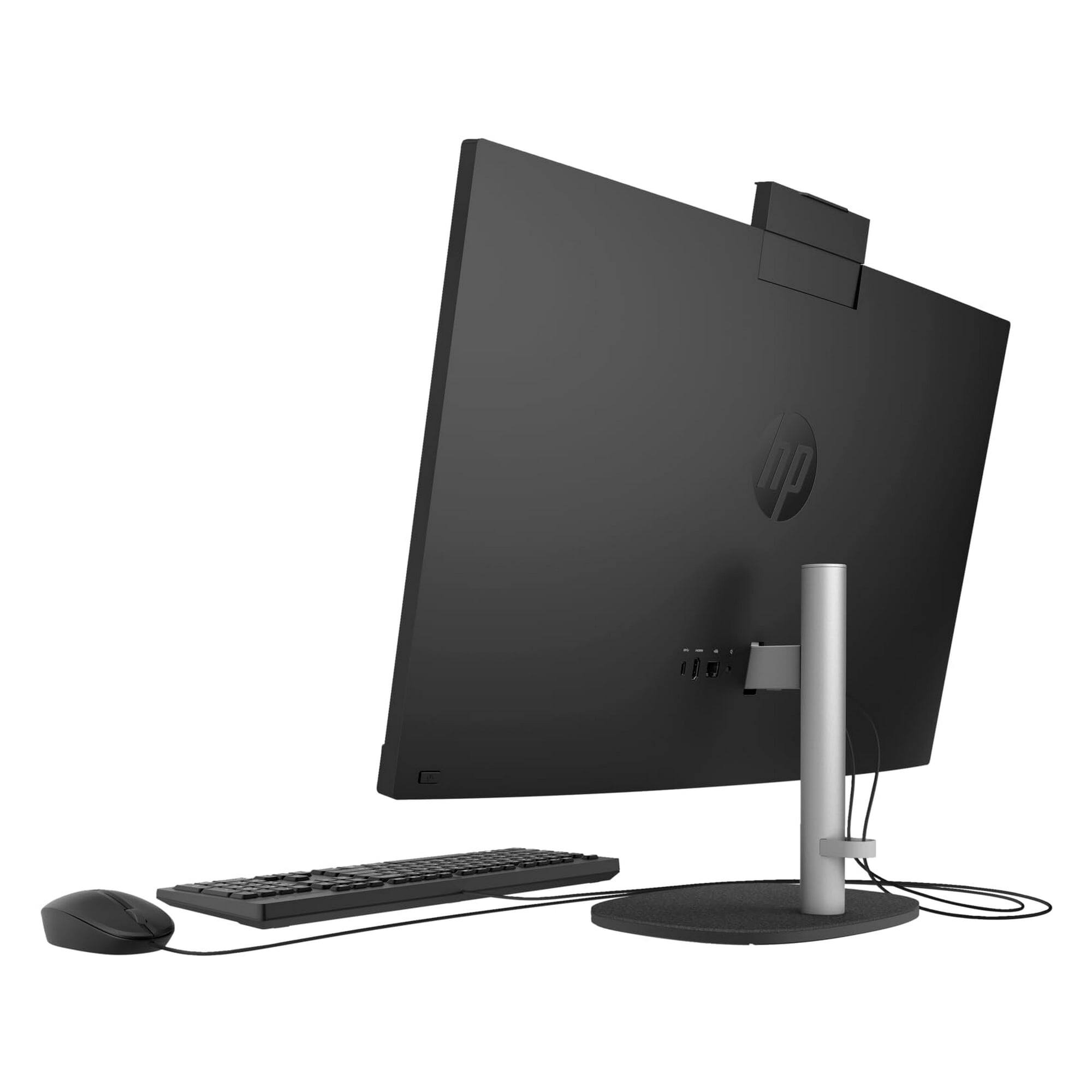 Angle. HP - HP 27-cr 27" FHD All-In-One Desktop PC AMD Ryzen 3 7320U 8GB 256GB Win11H - Black.