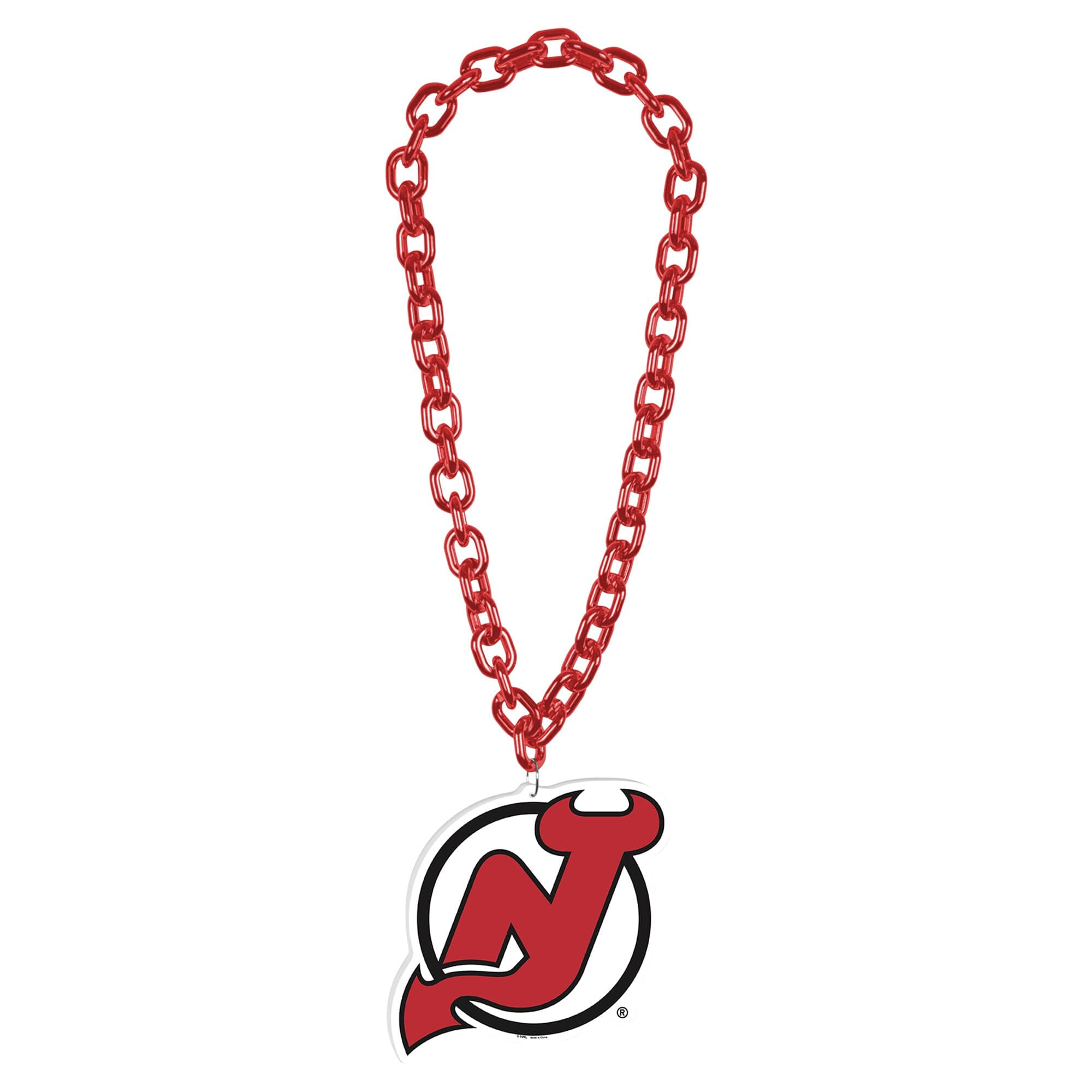 WinCraft - New Jersey Devils Big Chain Logo Necklace - Multicolor price history on PriceWatchPro