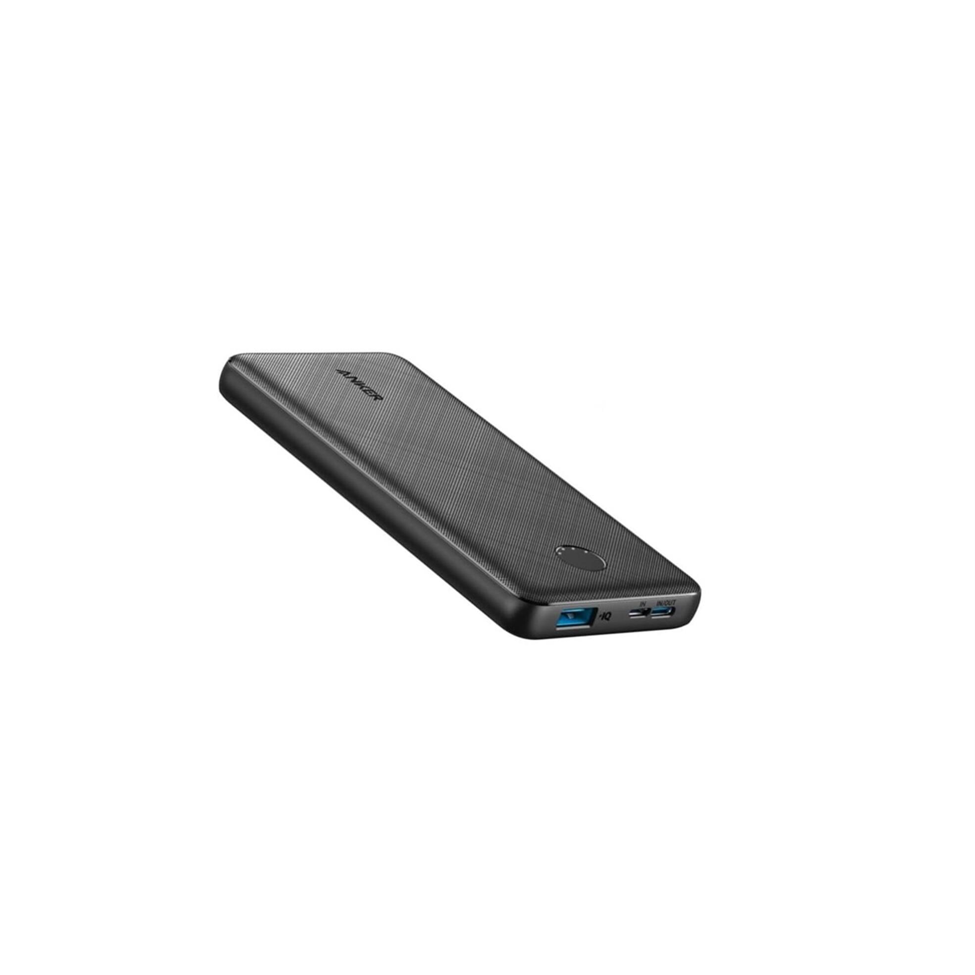 Anker - A12290-17 10000mAh 2-Port Power Bank, - Black