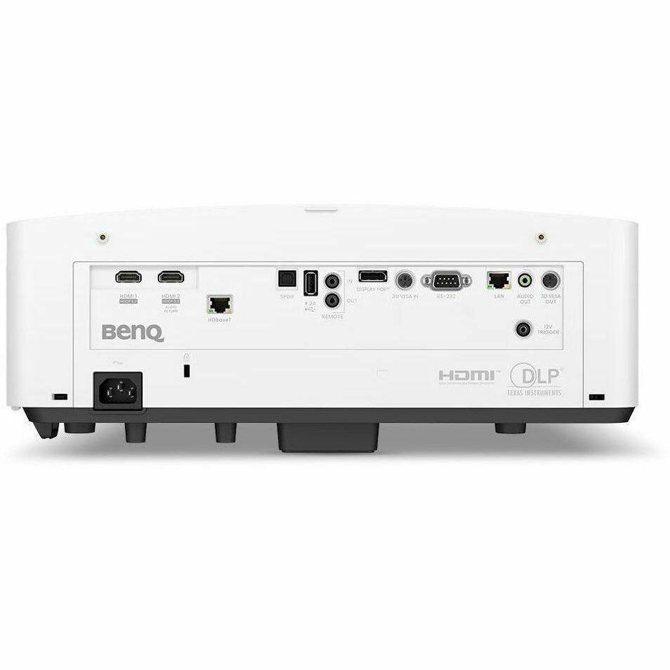 BenQ  
HDMI  
DLP  
Texas Instruments  

HDMI 1  
HDMI 2  
HDMI 3  
HDMI 4  

USB  
USB  

HDMI OUT  
HDMI OUT  

3D VESA  

LAN  

AUDIO OUT  

18000K  

REMOTE  

DIGITAL AUDIO OUT  

3D VESA  

DIGITAL AUDIO OUT  

DIGITAL AUDIO OUT  

DIGITAL AUDIO OUT