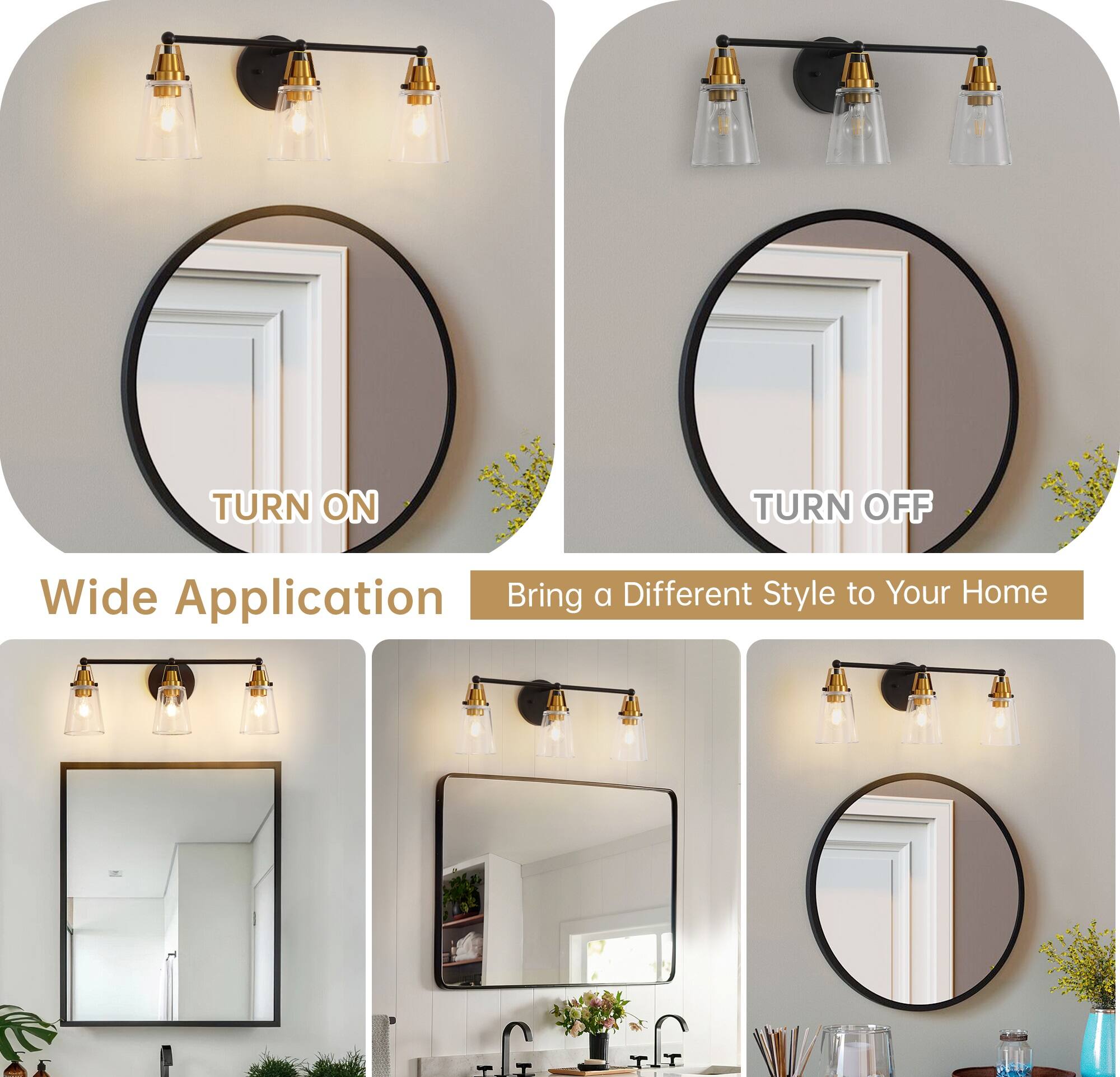 TURN ON  
TURN OFF  

Wide Application  
Bringing a Different Style to Your Home
