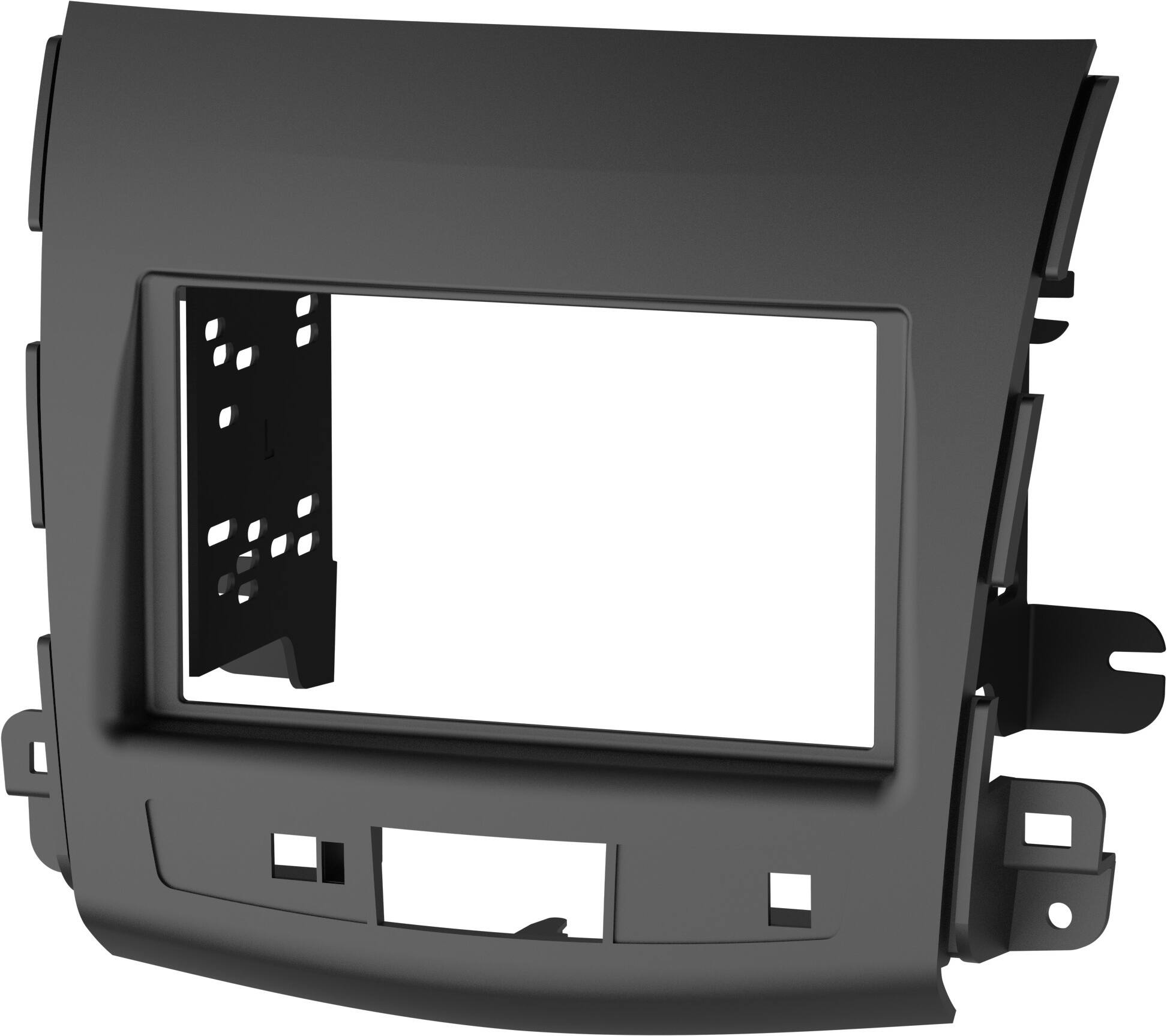 Left. Metra - Dash Kit for 2007-2013 Mitsubishi Outlander Vehicles - Matte Black.