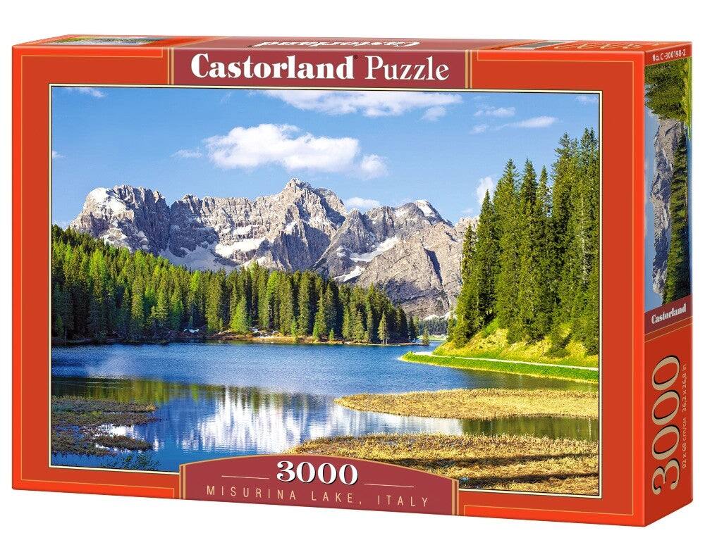 Castorland Puzzle, 3000, MISURINA LAKE, ITALY, 36.2x26.8, C-300198-2