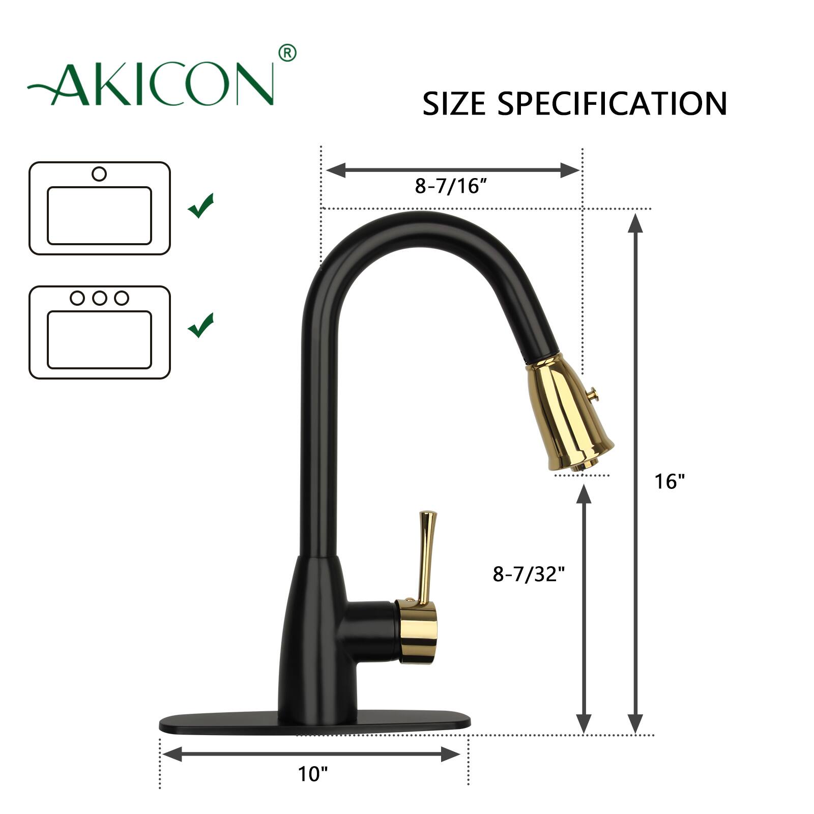 AKICON  
SIZE SPECIFICATION  
8-7/16"  
16"  
8-7/32"  
10"