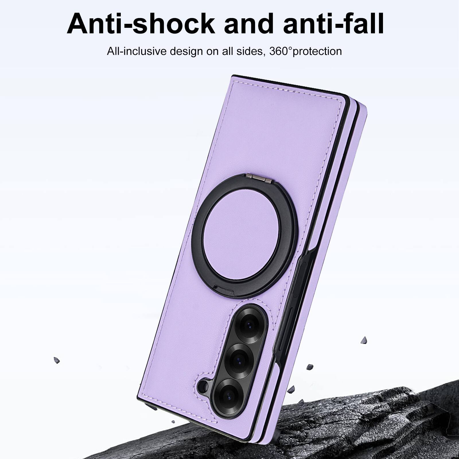 Anti-shock and anti-fall  
All-inclusive design on all sides, 360° protection