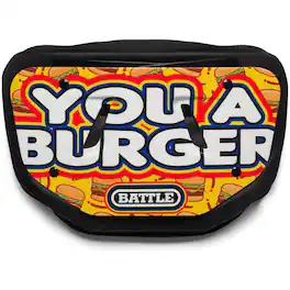 Battle Sports - Adult "You a Burger" Back Plate - Multicolor