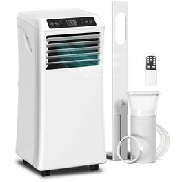 Resenkos - 3-in-1 AC Unit with Cooling Fan, Dehumidifier, Sleep Mode, Remote Control - White