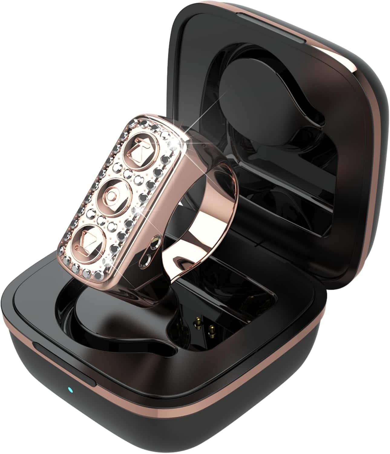 ACJPR - TikTok Scrolling Ring – Bluetooth Page Turner, Camera Remote (Pink)