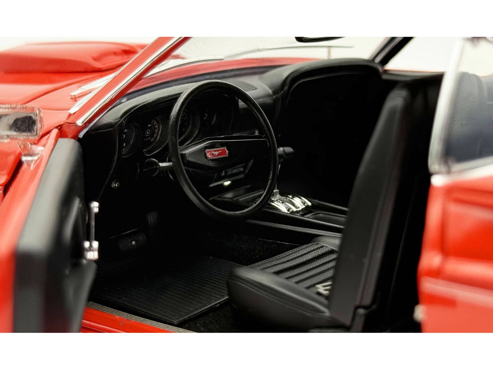 Alt View 2. ACME - 1969 Ford Mustang Limited Edition 600 Flower Power Red Limited Edition to 300 pieces 1/18 Diecast Model Car by ACME.