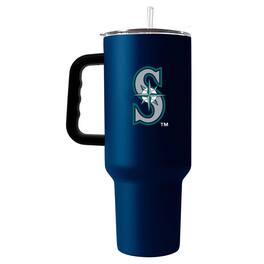 Logo Brands - Seattle Mariners 40oz. Travel Tumbler with Handle - Multicolor