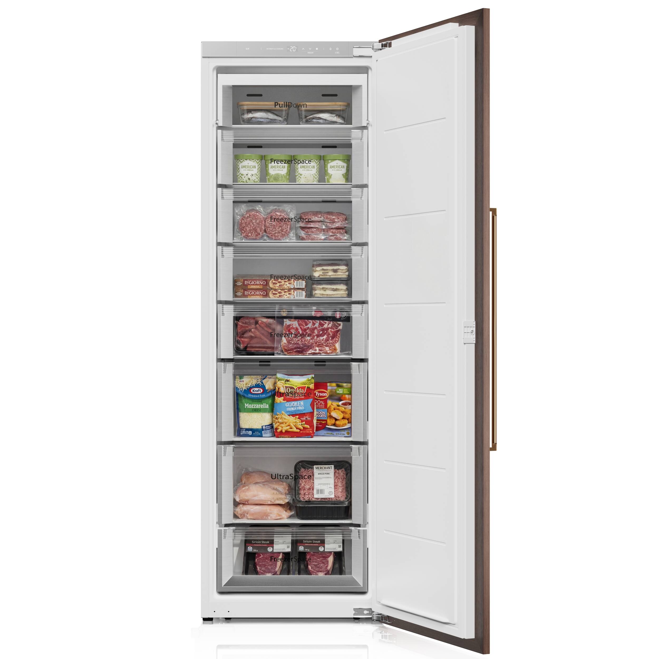 e Pull 1 - | Freezer Space - .. - A .A Freezer Space PLEN BA ertae 10- t CO - a 2 Muzzarela I i - I Ane - .O | Ultra Space - Ferer