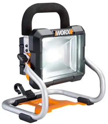 Front. WORX - Worx WX026L.9 20V Nitro Work Light, bare tool - Black.