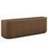 Angle. Modway - Fortitude 75" Curved Sideboard Storage Cabinet by Modway - Walnut.