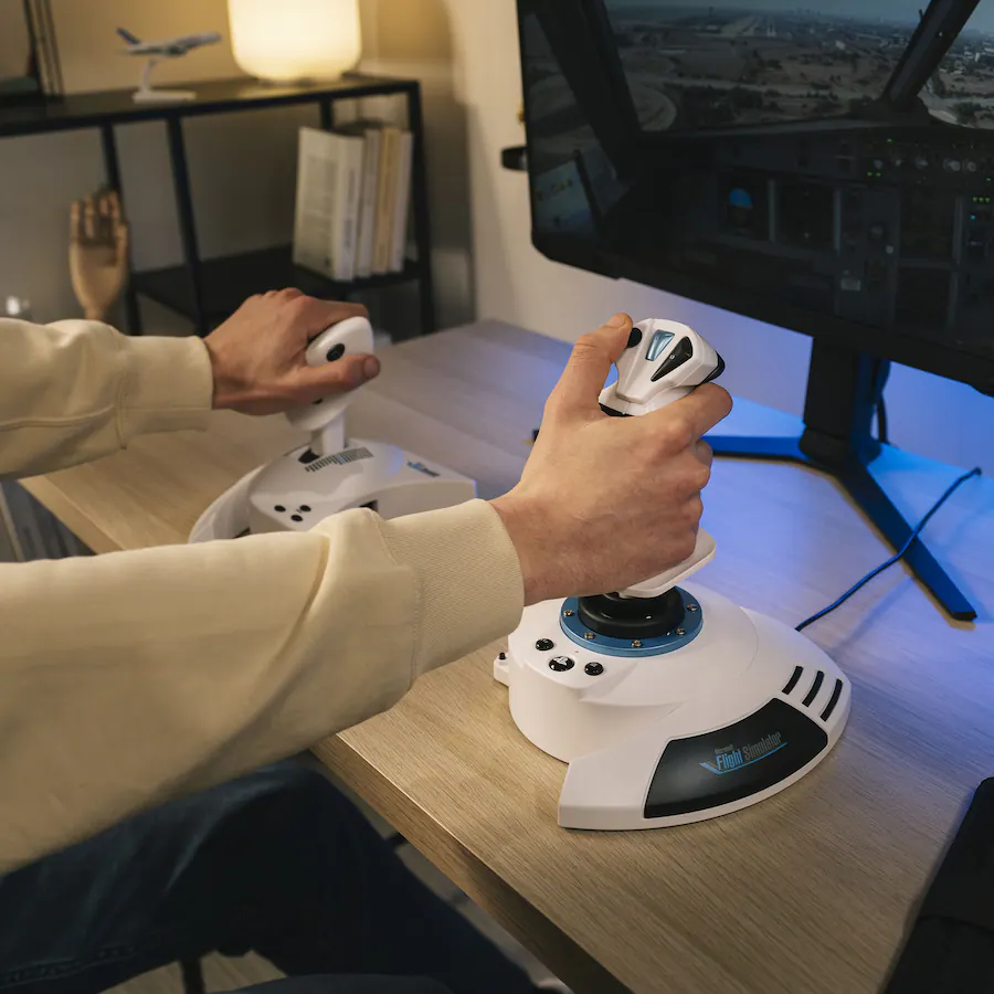 Escape Simulator Controller Thrustmaster T.Flight Hotas 5 Microsoft Flight Simulator Controller ...