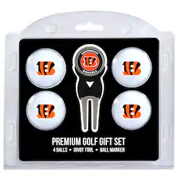 Team Golf - Cincinnati Bengals 4-Ball Gift Set - Multicolor