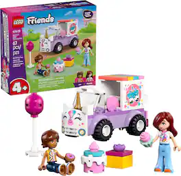LEGO - Friends Unicorn Cake Delivery Car Toy 42675