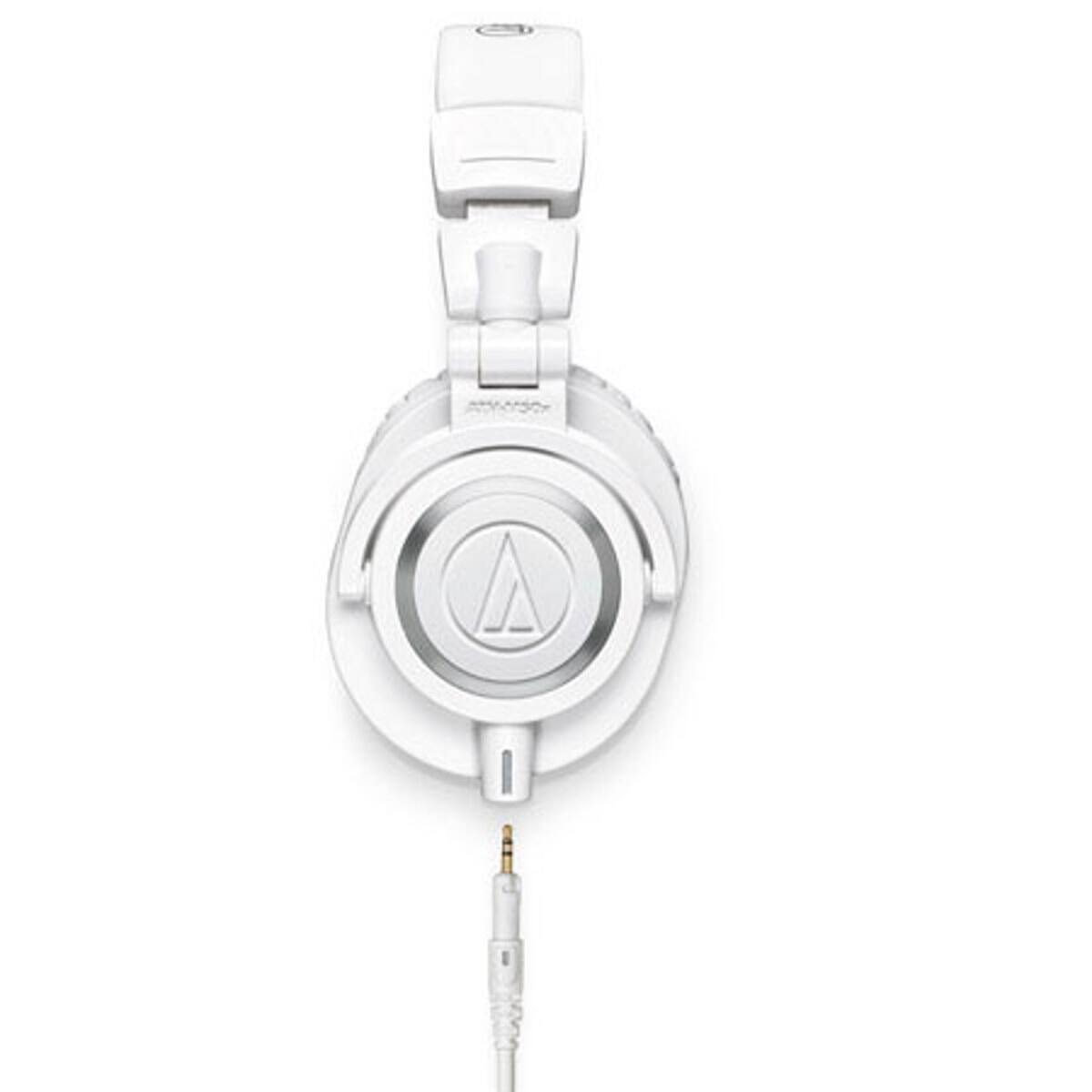 Alt View 1. Audio-Technica - Audio-Technica ATH-M50xWH Professional Monitor Headphones, White - White.