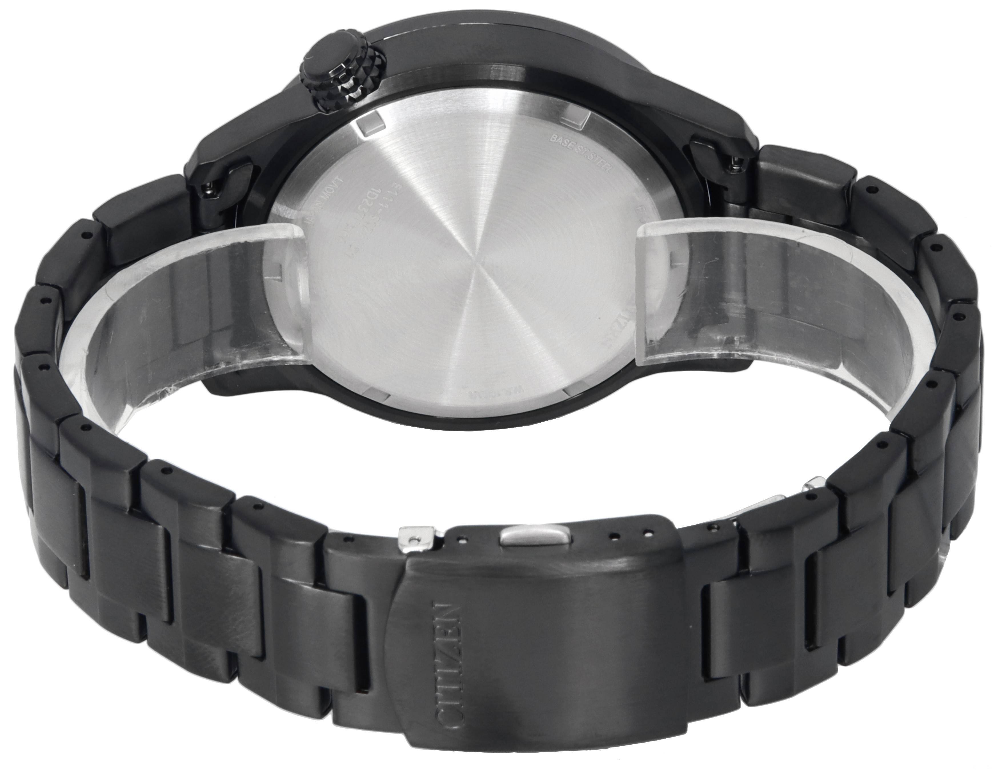 CITIZEN Eco-Drive 電波時計 ブラック ☆ Citizen Eco Drive Stainless Steel Dial BM7555 83E 100M Men`s Watch