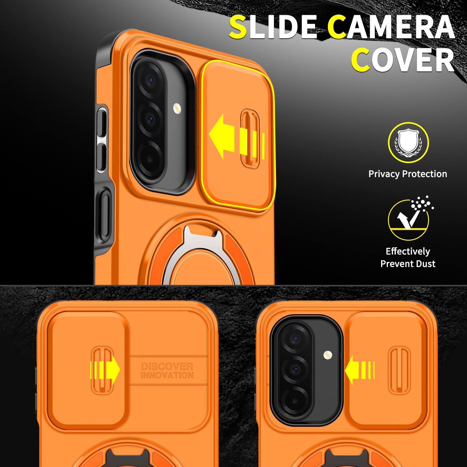 SLIDE CAMERA COVER

Privacy Protection

Effectively Prevent Dust

DISCOVER INNOVATION