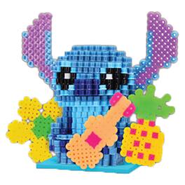 Tara Toys - 3D Pixel Creations Disney Stitch -2500 Beads Kit, DIY 3D Character Set