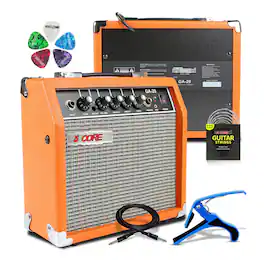 5 CORE - Guitar Amp 20W Electric Bass Acoustic Portable Amplifier Practice Amplificador
