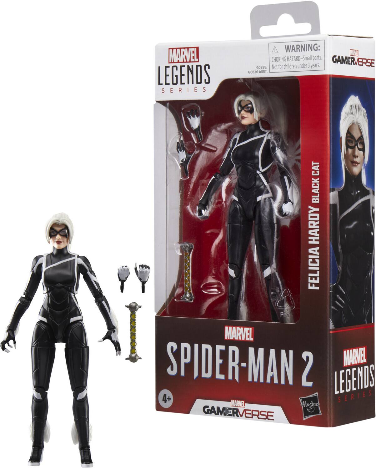Hasbro Collectibles - Spider-Man 2 - Marvel Legends Gamerverse - Black Cat Felicia Hardy Action Figure - COLLECTABLES