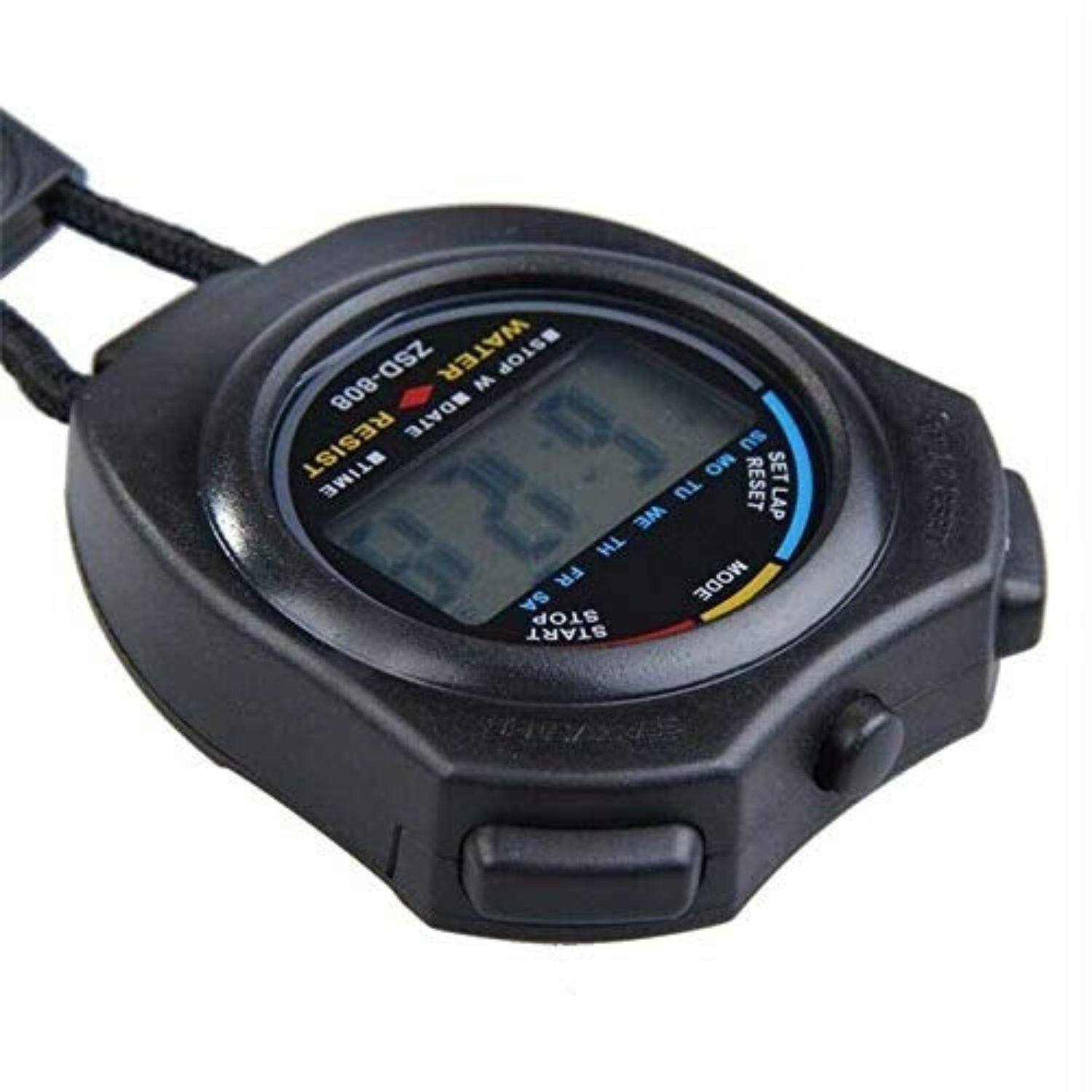 ZSD-808 WATER RESIST, MODE, START, SET, LAP, RESET, TIME, STOP, SWIM