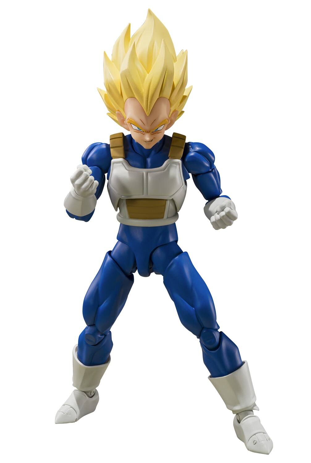 Front. Banda - 5.5" Super Saiyan Vegeta (Dangerous Pride) - Dragon Ball Z - Tamashii Nations S.H.Figuarts.