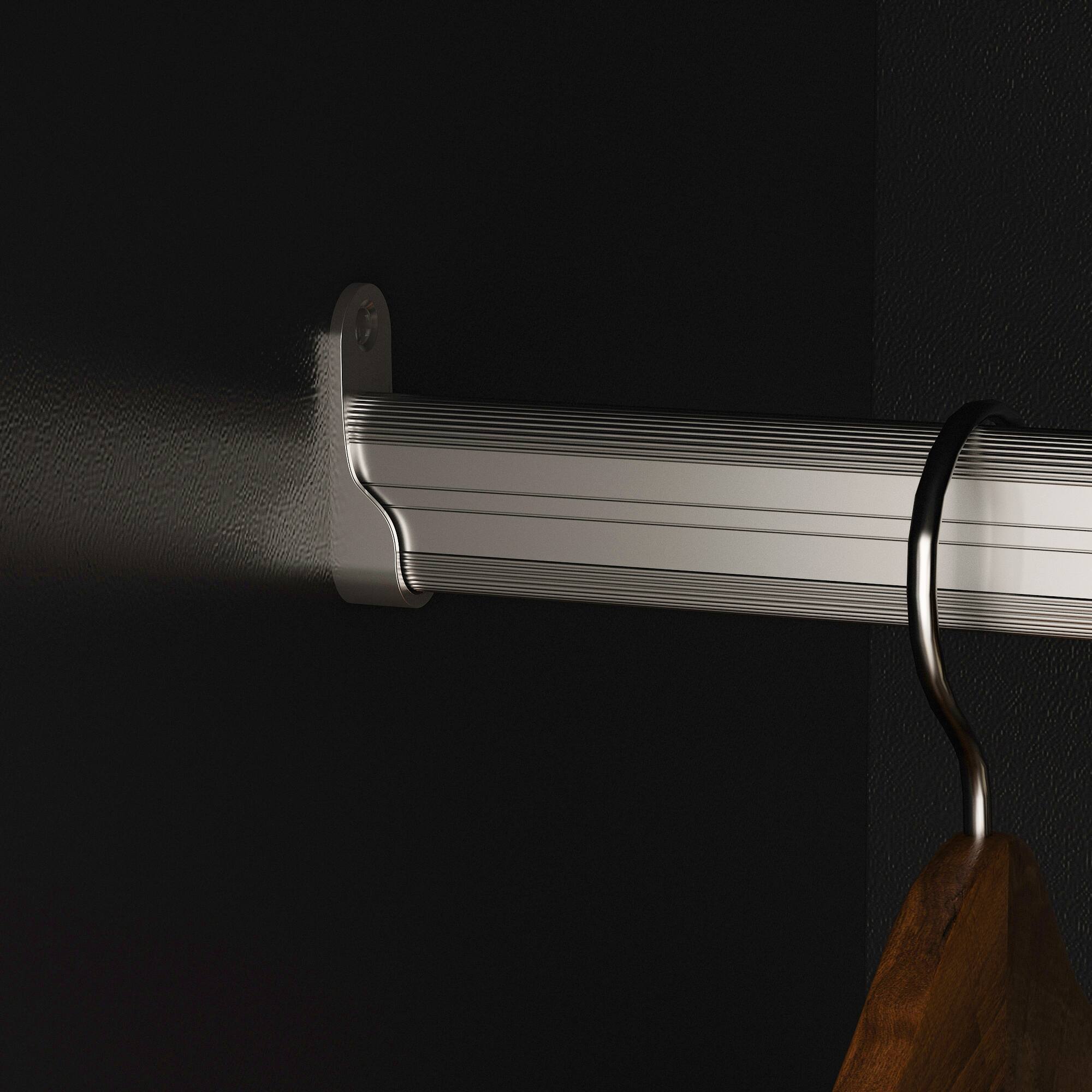 Alt View 8. Famapy - Full-Length Mirror Wardrobe with Drawers & Open Shelves Modern Bedroom Closet for Clothes, Accessories & Organization - Black.