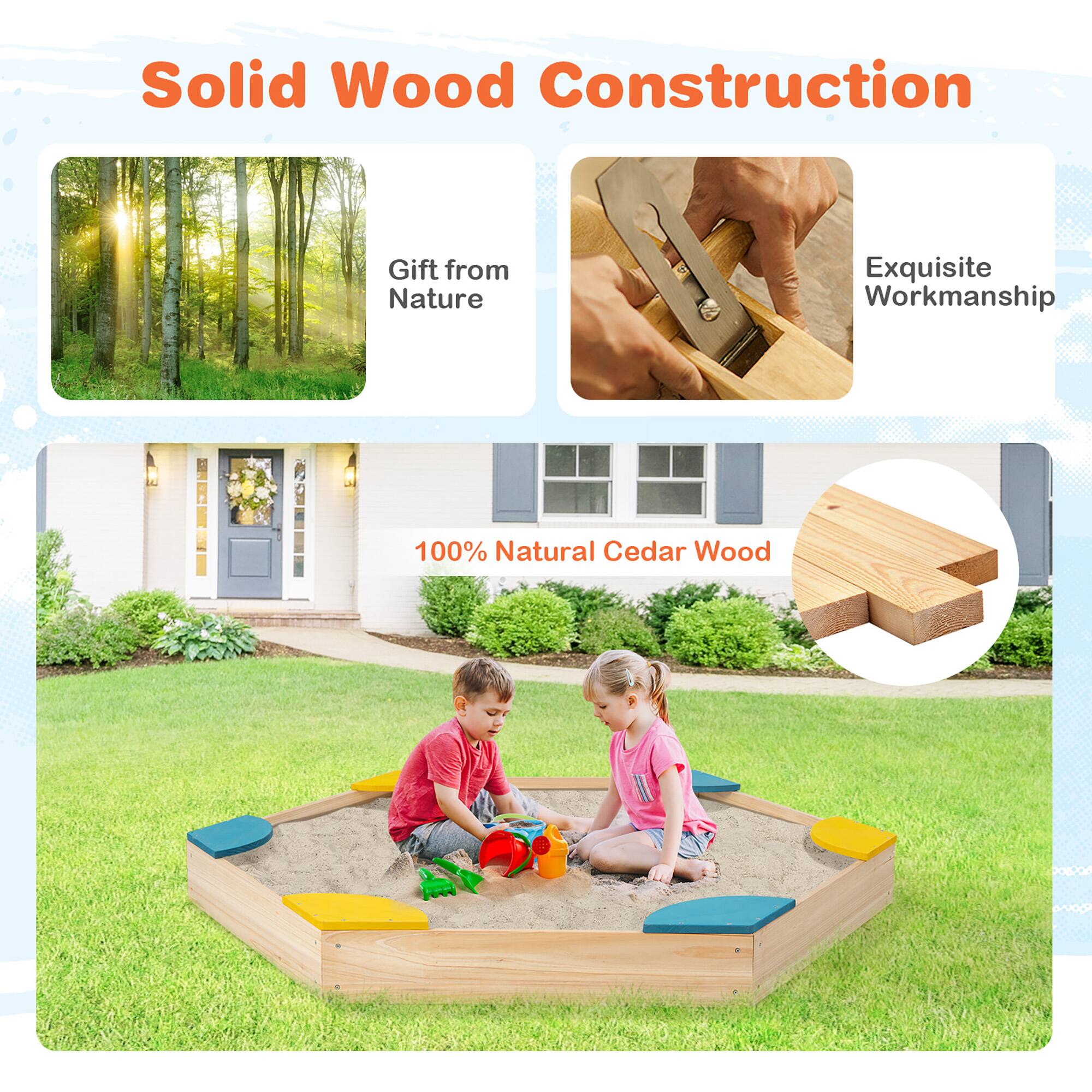 Solid Wood Construction

- Gift from Nature
- Exquisite Workmanship
- 100% Natural Cedar Wood