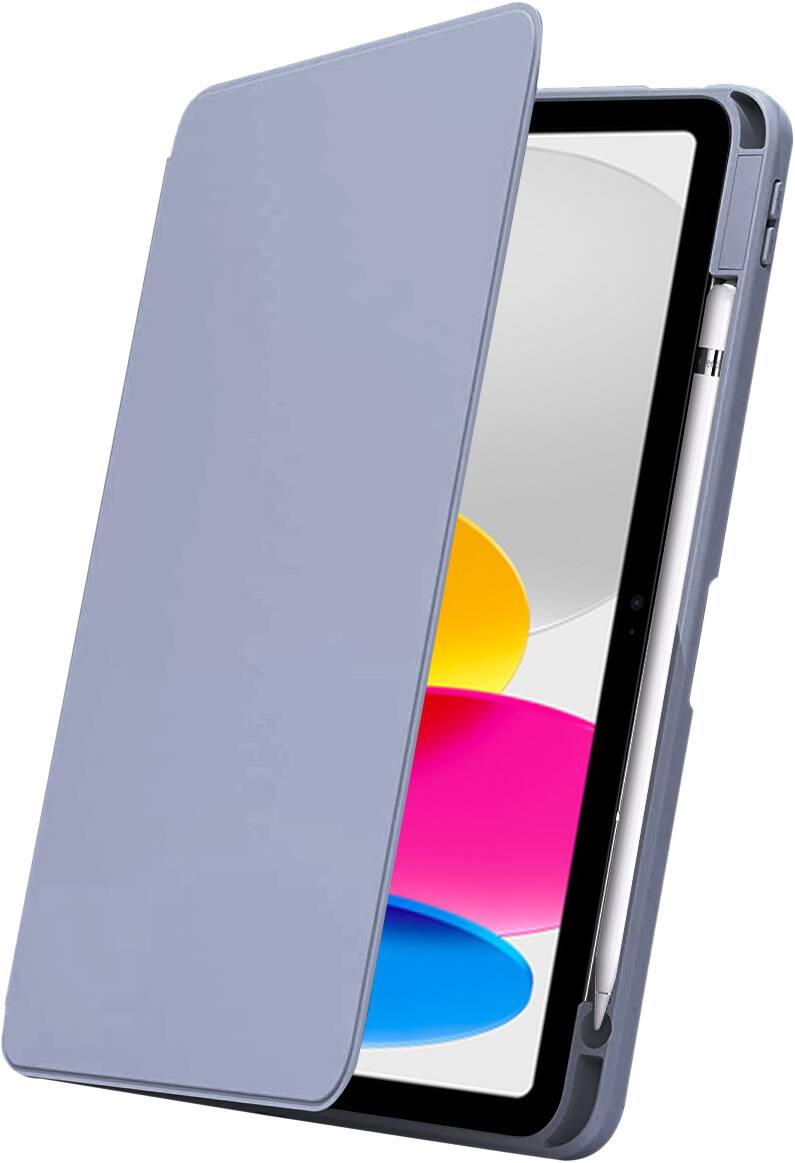 Alt View 13. SaharaCase - Venture Series Rotating Folio Case for Apple iPad 11'' (A16) and iPad 10.9'' (10th Gen) - Shadow Purple Gray.