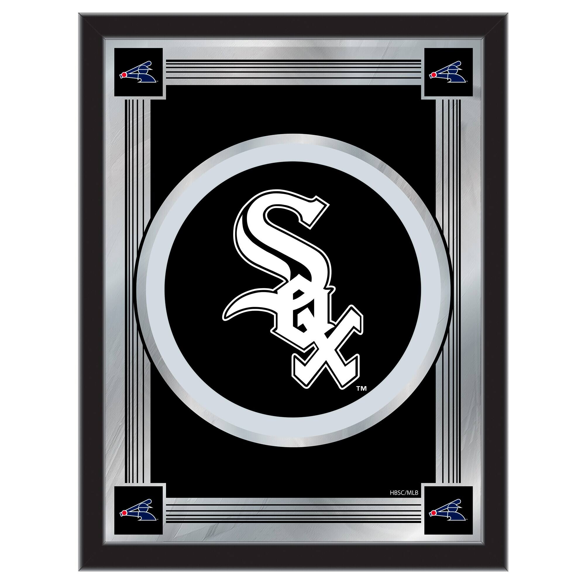 Holland Bar Stool Co. - Chicago White Sox 17" x 22" Logo Wall Mirror - Multicolor