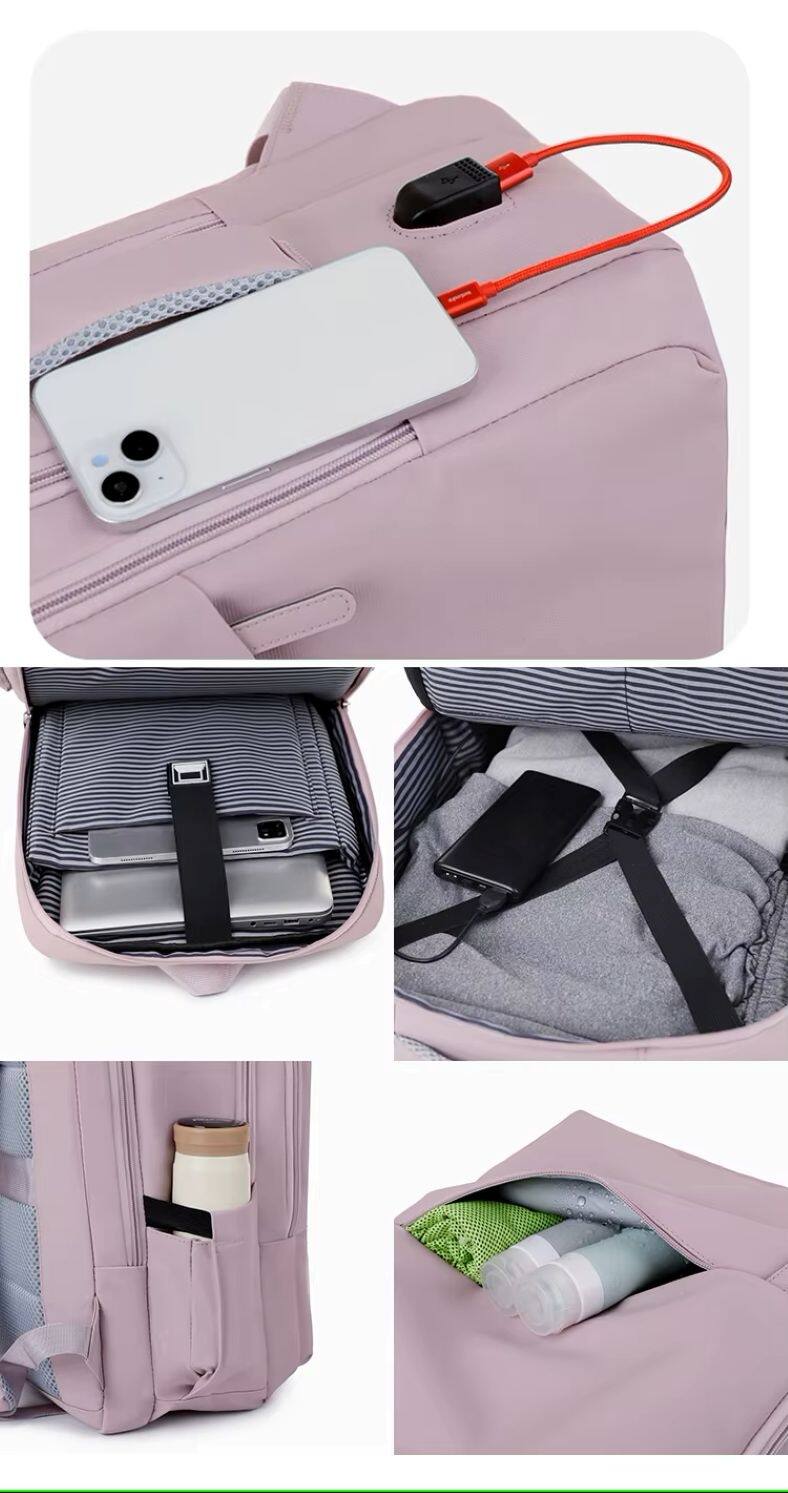 SaharaCase Water Resistant Backpack with USB Charging port and