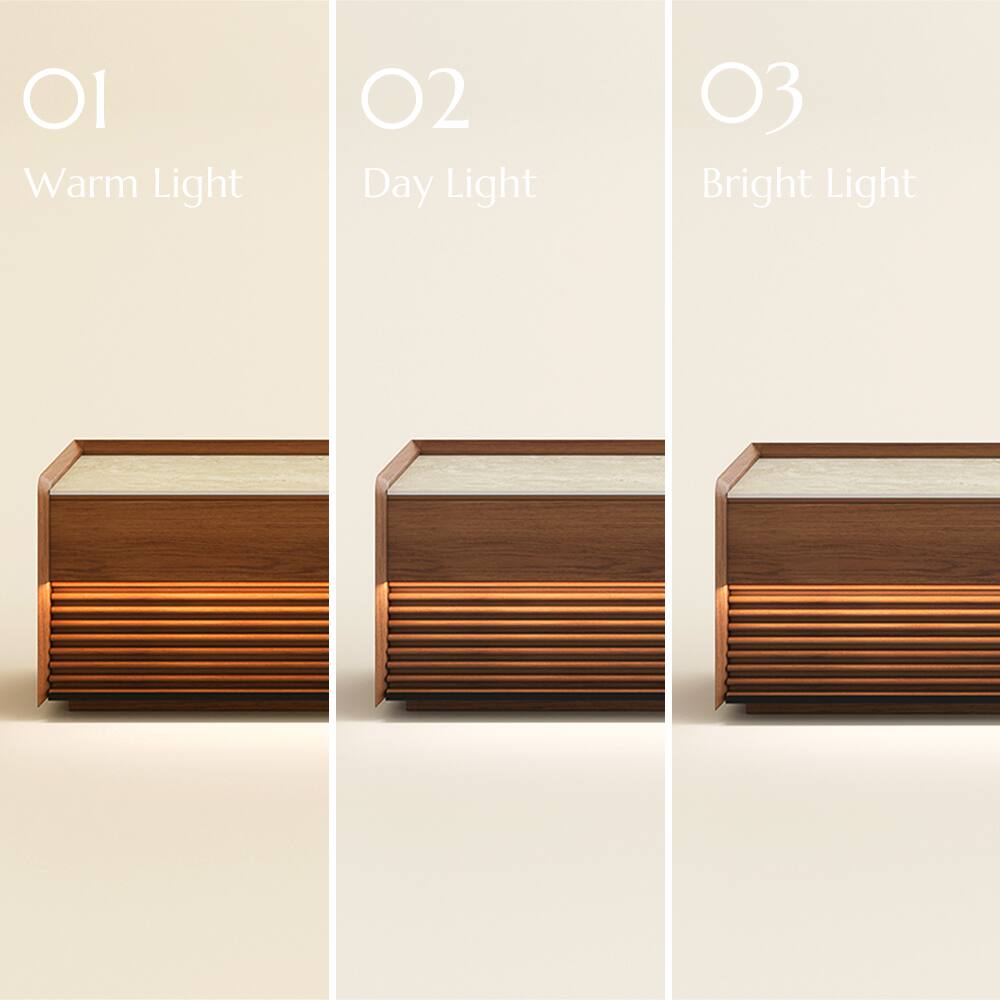 01 Warm Light  
02 Day Light  
03 Bright Light