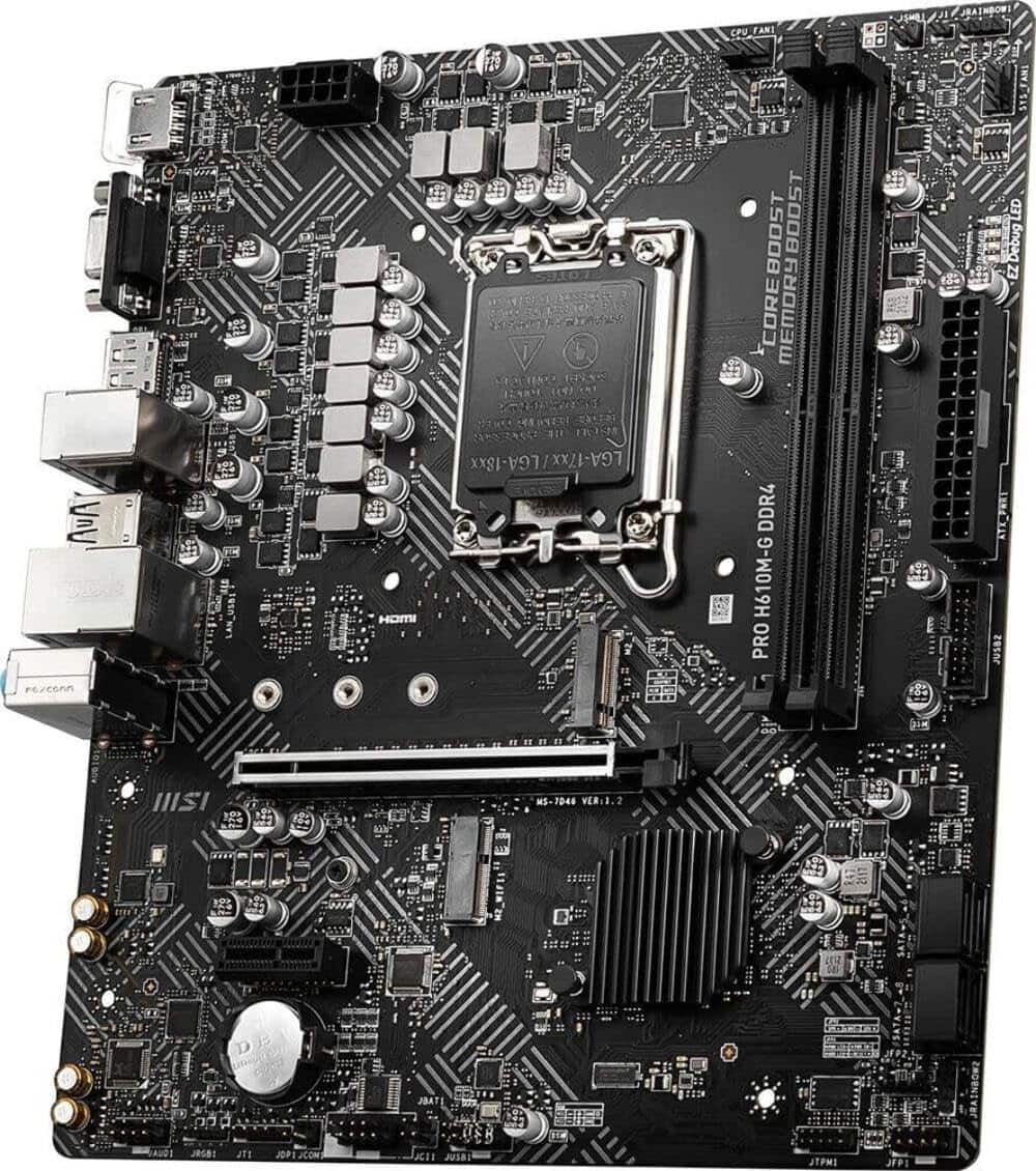 MSI PRO H610M-G DDR4 マザーボード Micro-ATX MSI PRO H610M G DDR4 Desktop Motherboard - Best Buy