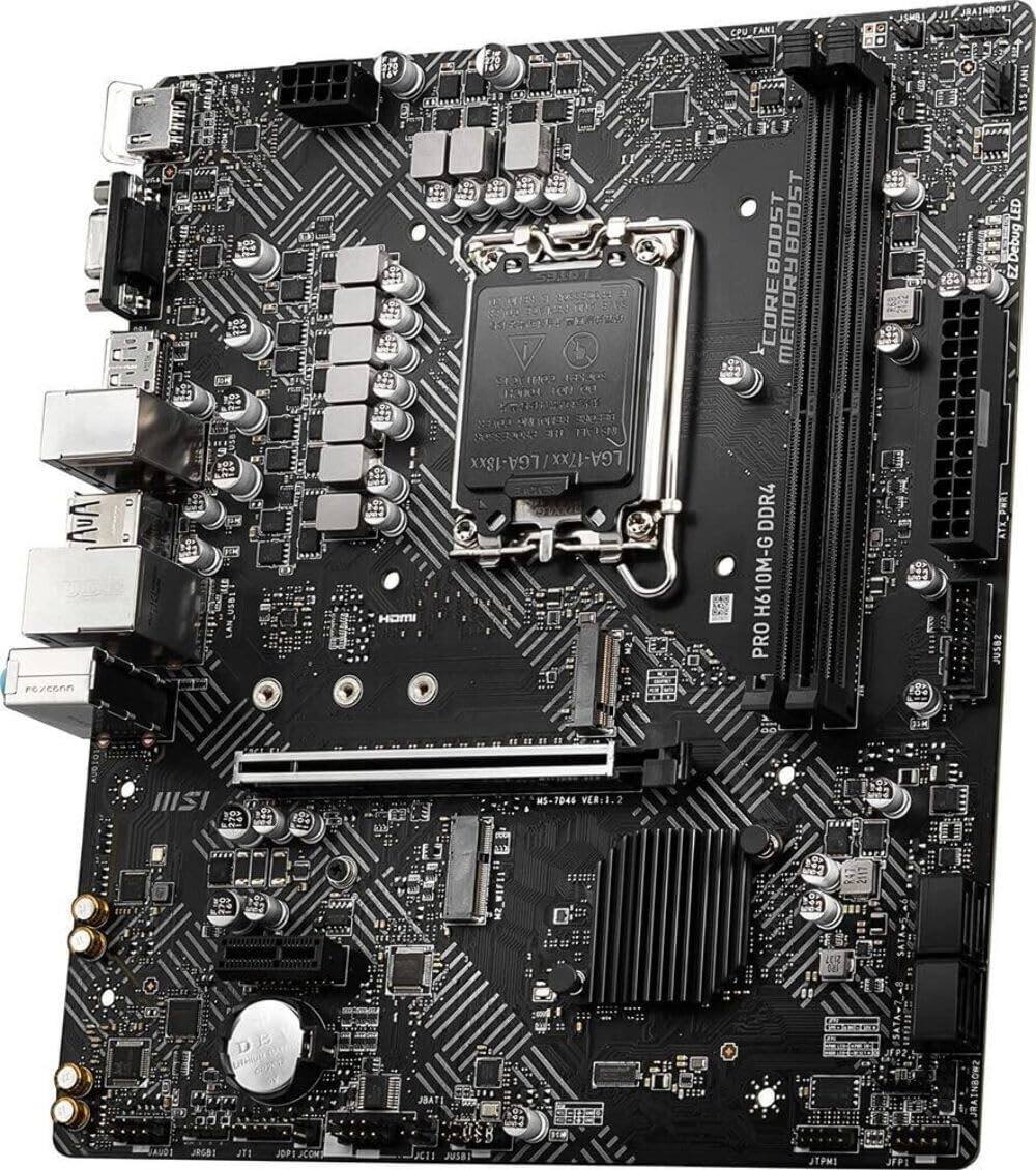 HOMI SILED aId 170 (NO F ) 2 na  SUC  ooE TR nothi 11E no LGA-18xx J LGA-17xx CeU COREBOOST MEMORYBOOST DDR4 H610M-G PRO INVASAS 11 LED Debug EZ JUSB2 VERI1.2