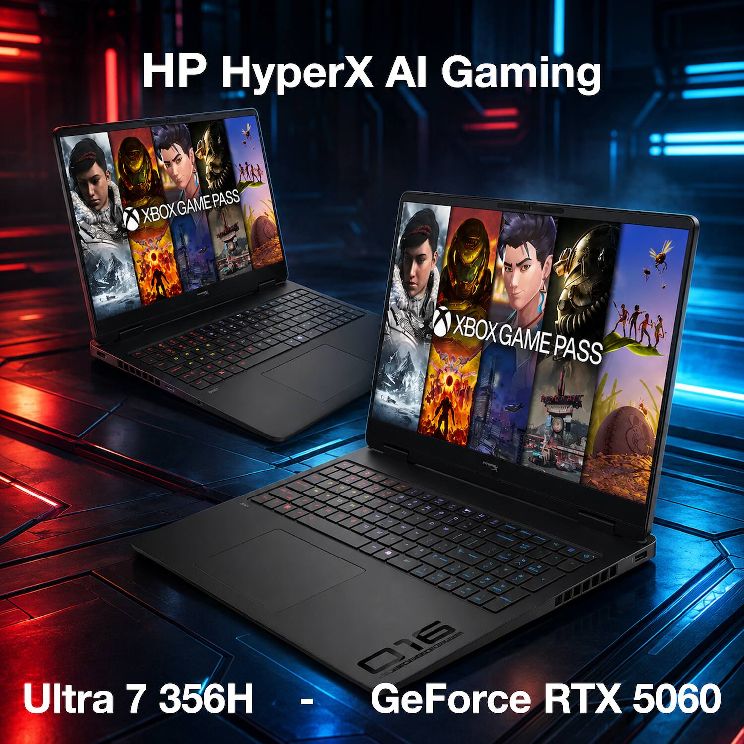HP HyperX AI Gaming  
XBOX GAME PASS  
Ultra 7 356H  
GeForce RTX 5060