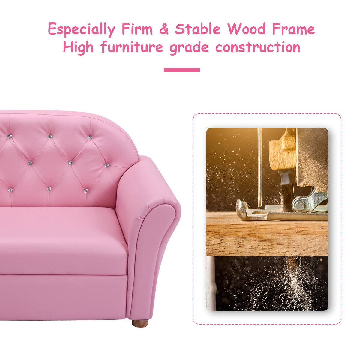 Especially Firm & Stable Wood Frame  
High furniture grade construction
