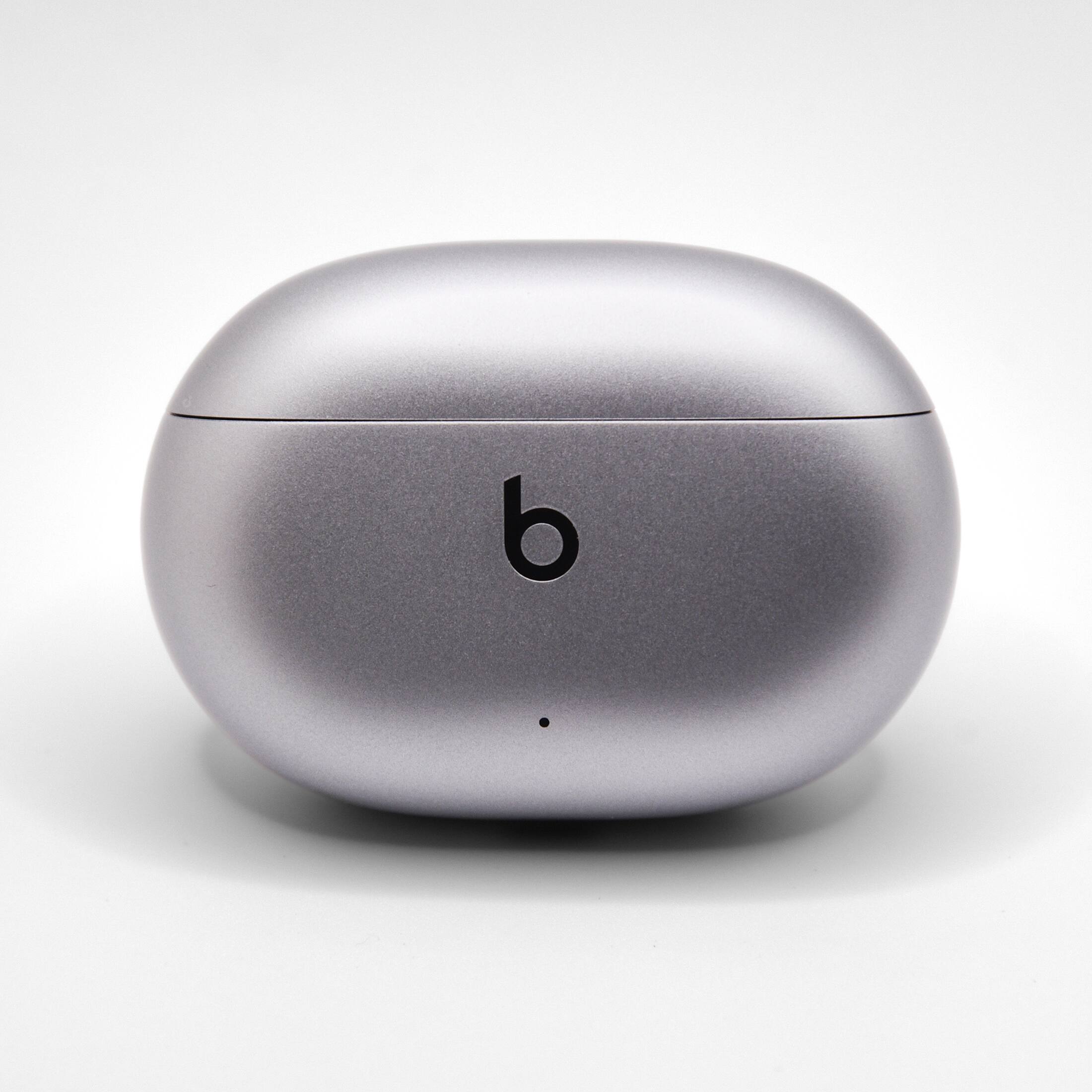 Front. Beats - Studio Buds + Replacement Charging Case - Cosmic Silver.