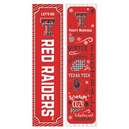 Evergreen Enterprises - Texas Tech Red Raiders 47" Double Sided Winter Leaner Fan Sign - Multicolor