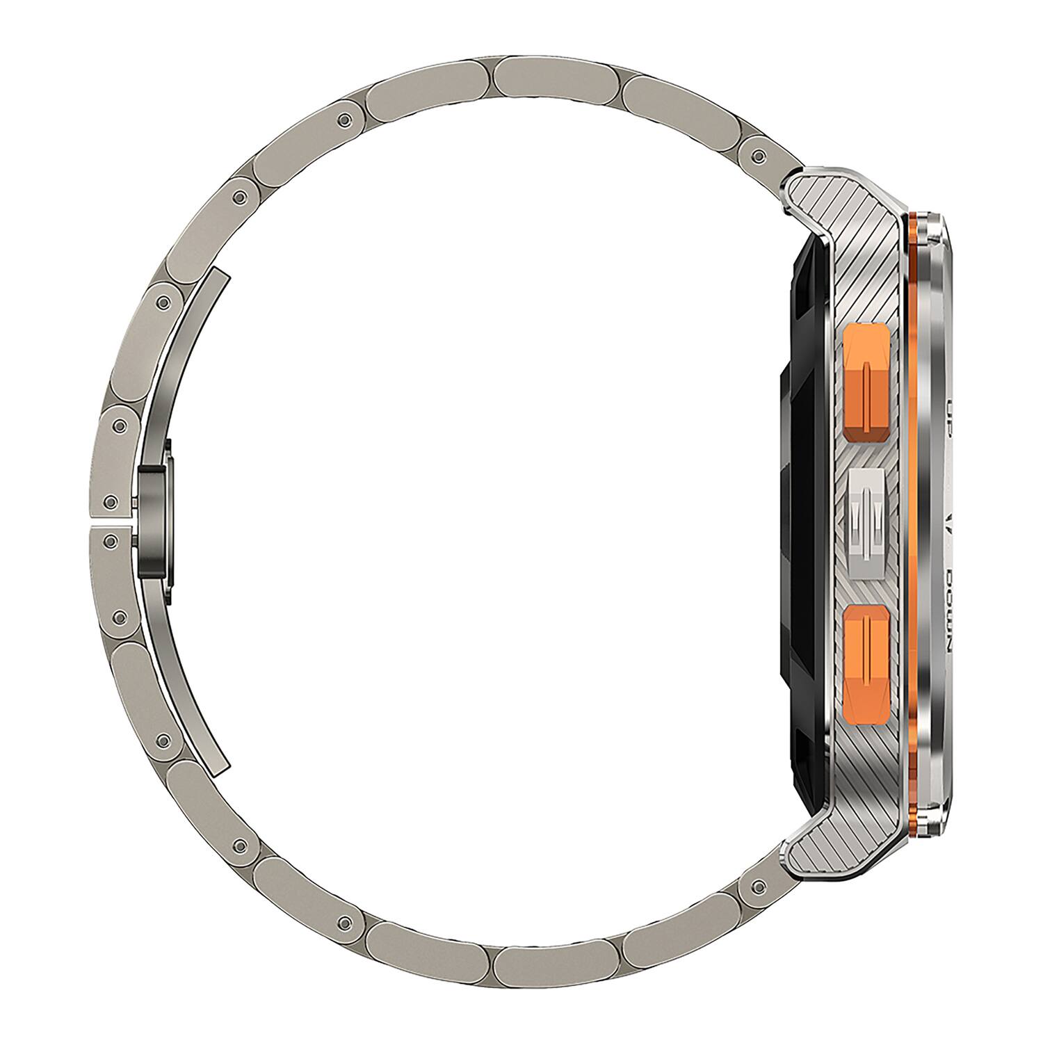 Alt View 6. KOSPET - M3 Ultra GPS Smartwatch 1.96" AMOLED Touchscreen, Bluetooth, 170+ Sports Modes, Military-Grade Protection - Silver.