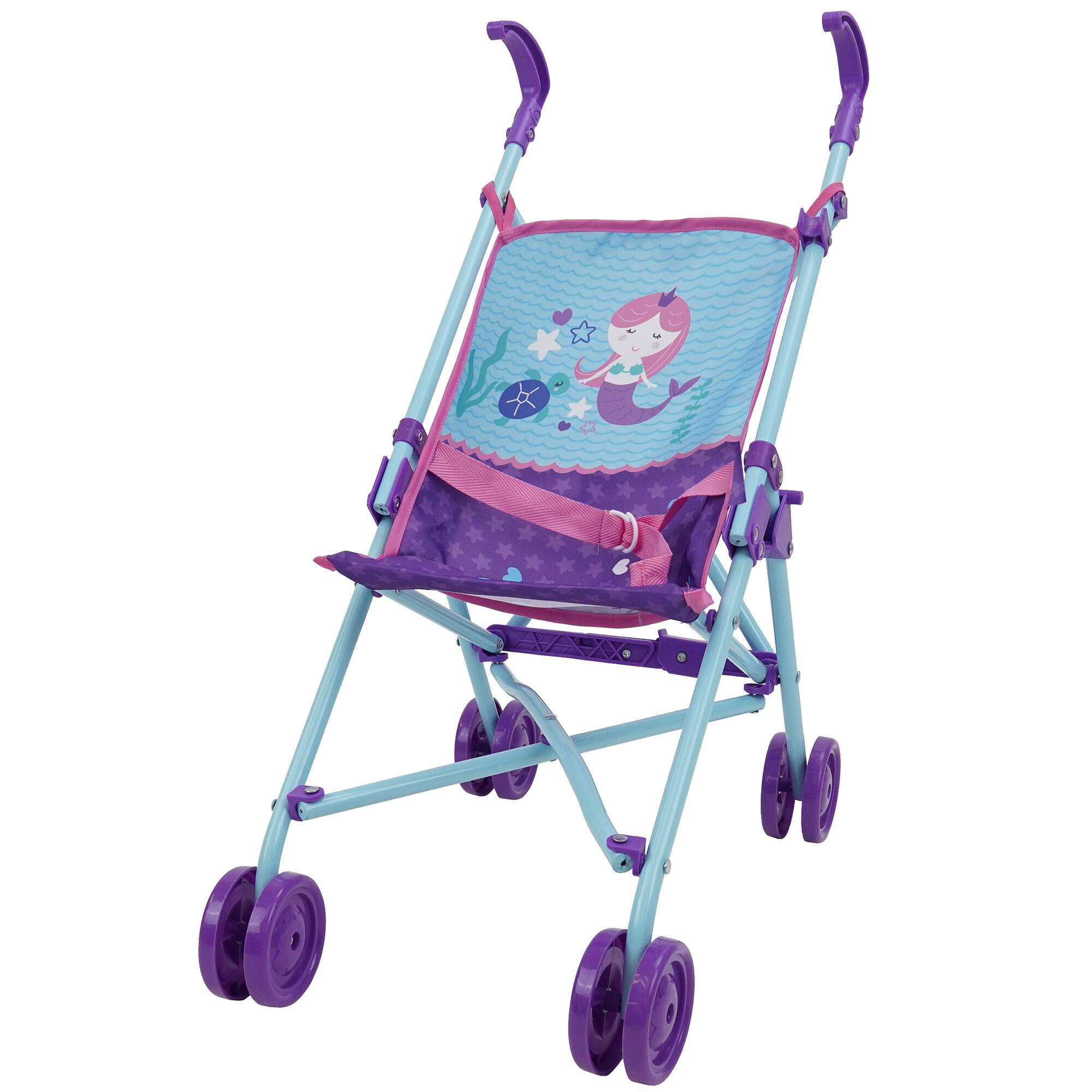 Angle. 509 Crew - 509: Mermaid Doll Umbrella Stroller.