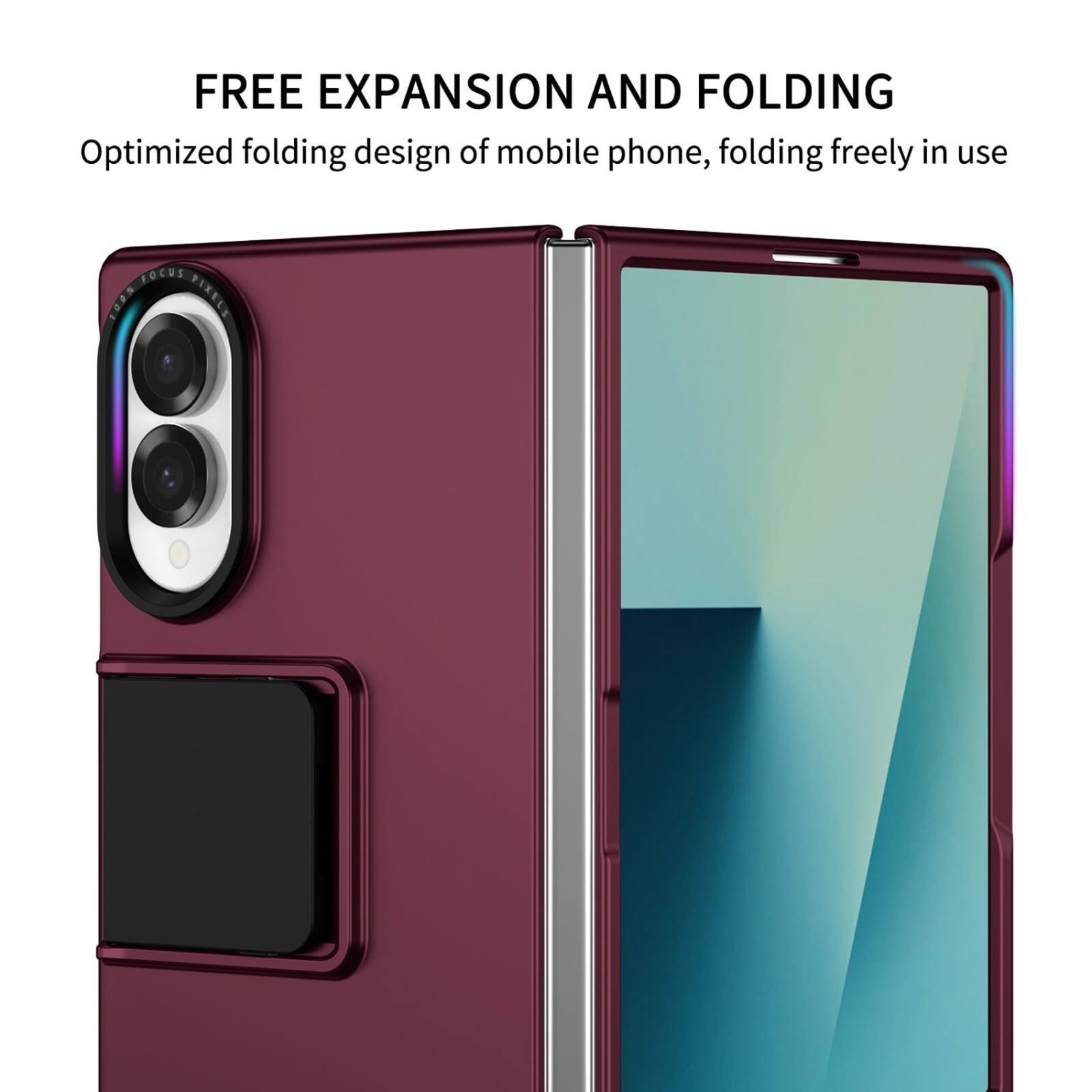FREE EXPANSION AND FOLDING  
Optimized folding design of mobile phone, folding freely in use  
FOCUS 100% PIXELS