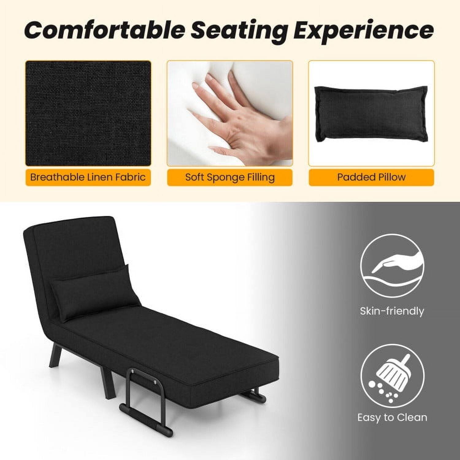 Comfortable Seating Experience  
Breathable Linen Fabric  
Soft Sponge Filling  
Padded Pillow  
Skin-friendly  
Easy to Clean