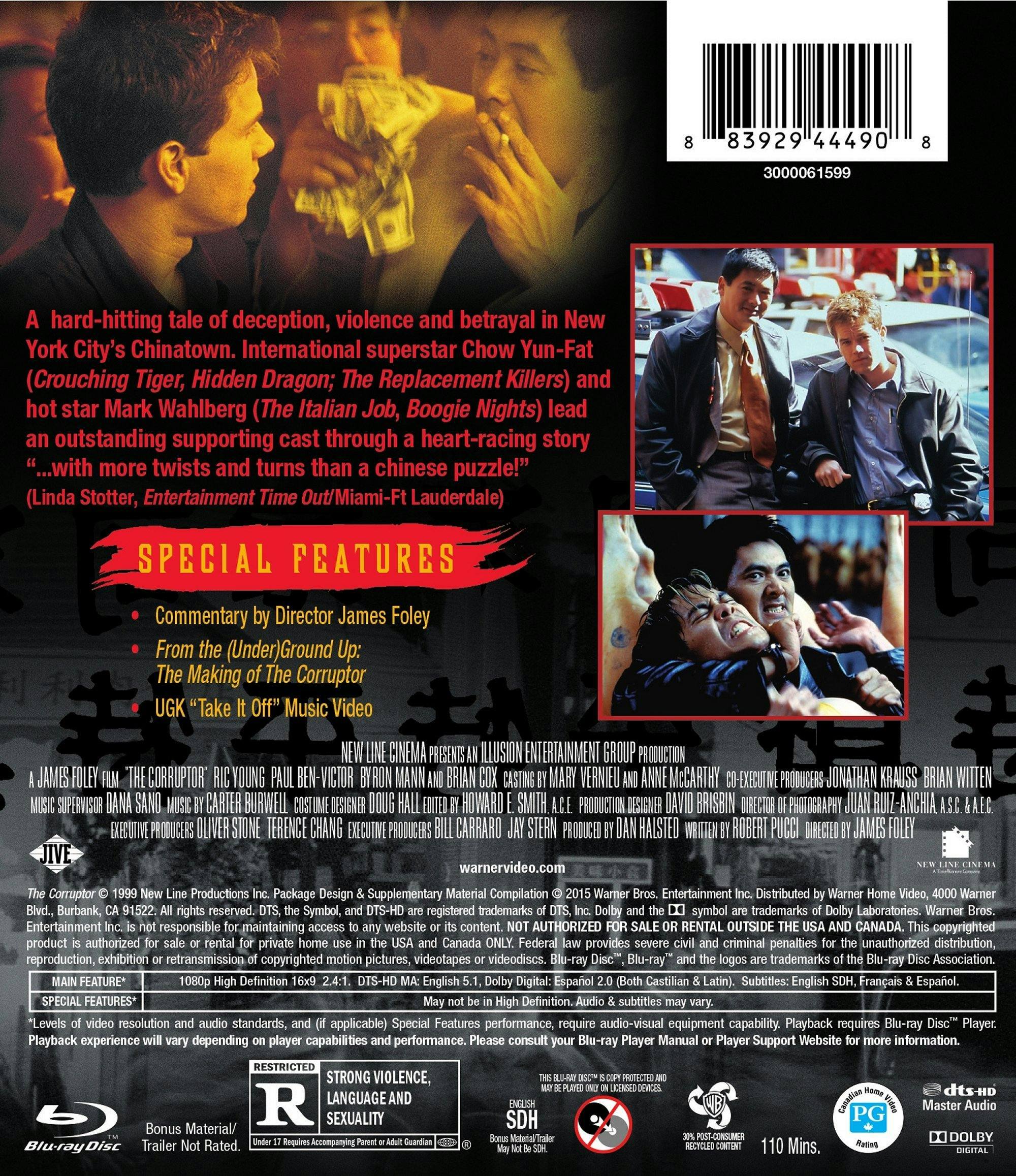 Back. The Corruptor [Blu-ray].